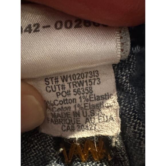 Vintage TRUE RELIGION Y2K World Tour Distressed Jeans 30W/L 29 - Picture 8 of 8